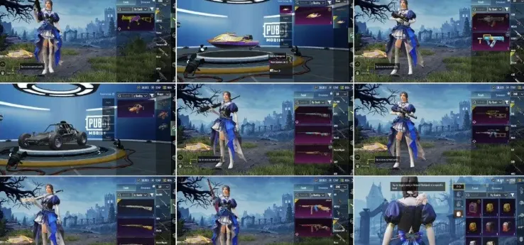 PGM517 M416 Masked Wasp, RP M1-M7 Max, 5 Mythic Outfits, 62 Outfits, Multiple UAZ, Motorbike, Buggy, Parachutes, Emotes (G)